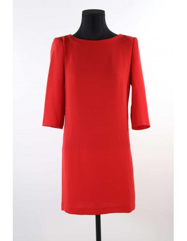 Robe rouge Claudie Pierlot. 100% polyester. Taille 36. est présent 