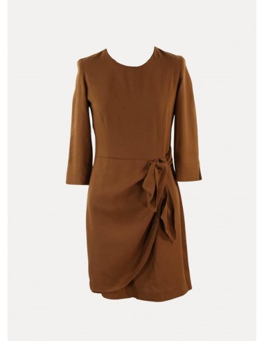 Robe Les Petites marron 65% polyester 35% viscose S/36 l'achat 