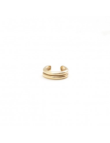 Boucle d'oreilles DOUBLE Ear Cuff 14k or 18k - Couleur Gold or Silver votre restaurant rapide dans 